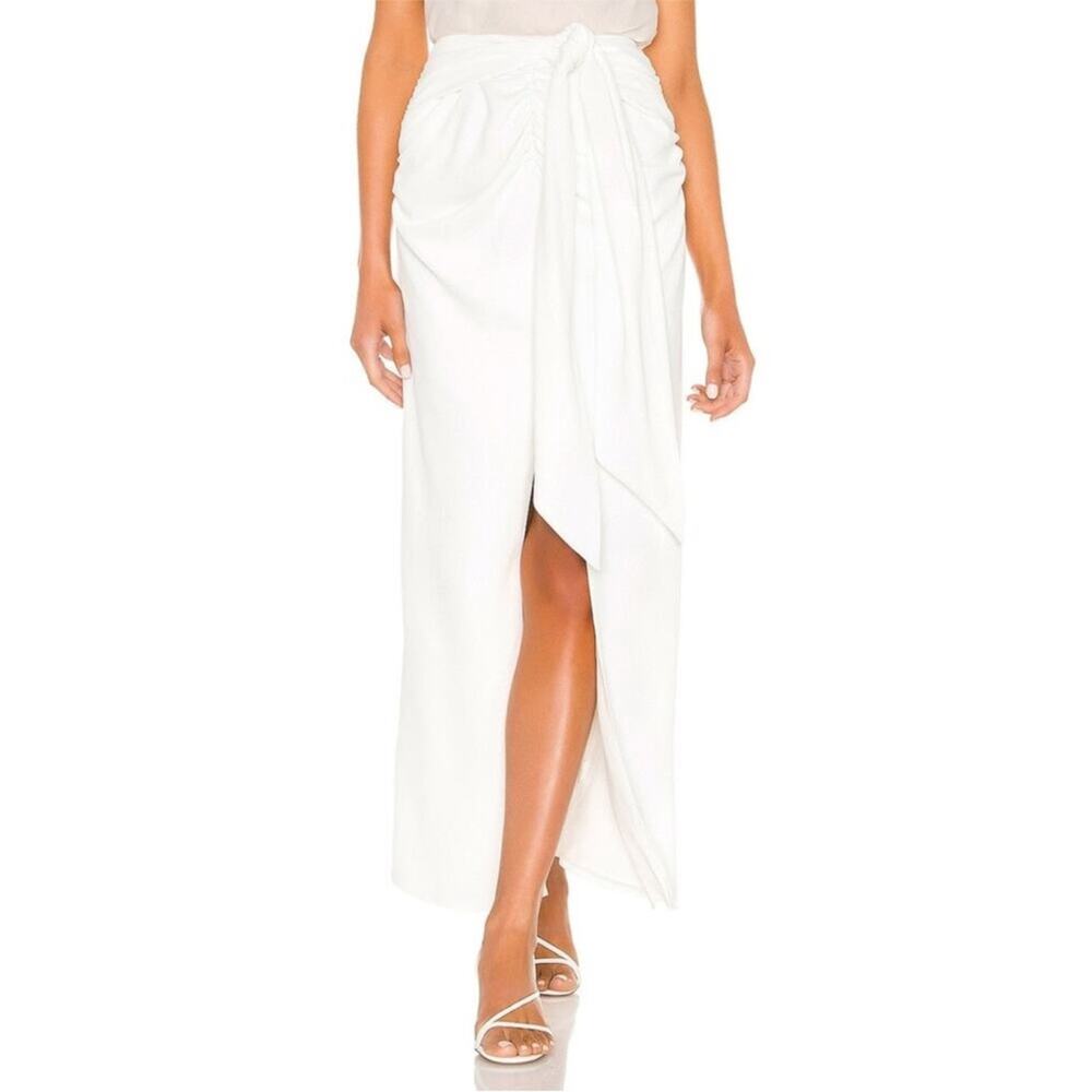 L'ACADEMIE Revolve The‎ Rachela Maxi Skirt in White Womens Size S